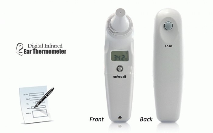 jual digital infrared ear thermometer lcd display 1 jual digital infrared ear thermometer lcd display 1