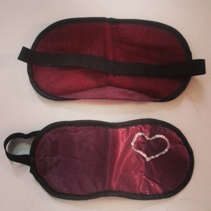 jual sleeping mask penutup mata tidur maroon getglow jual sleeping mask penutup mata tidur maroon getglow