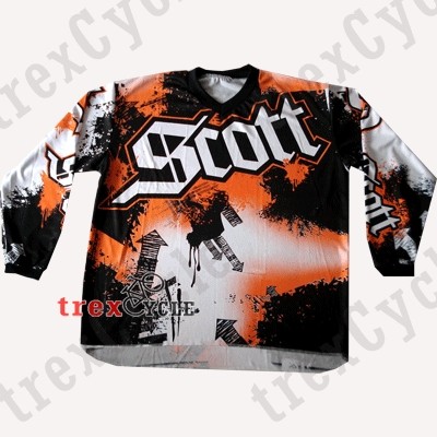 Jersey Sepeda MTB dan Motocross SCOTT Arror Orange