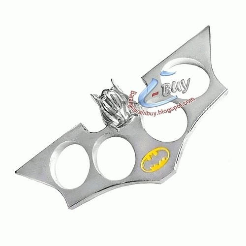 jual knuckle tinju besi roti kalung batman silver murah jual knuckle tinju besi roti kalung batman silver murah