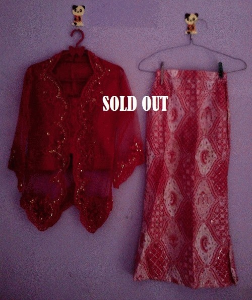 jual baju kebaya anak pink merah biru 1 stell atasan jual baju kebaya anak pink merah biru 1 stell atasan