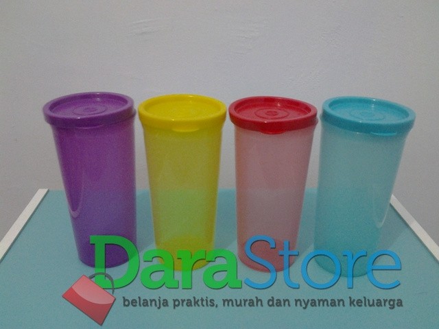 jual medium tumbler 4 pcs tupperware 275 ml jual medium tumbler 4 pcs tupperware 275 ml