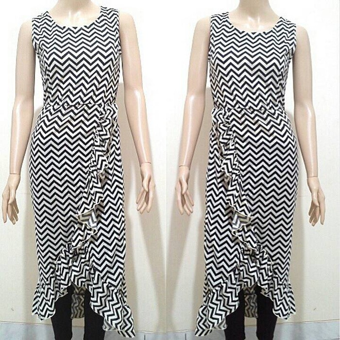 jual zig zag zigzag kaos tunik kutung atasan dress black white hitam putih lousie fashion jual zig zag zigzag kaos tunik kutung atasan dress black white hitam putih lousie fashion