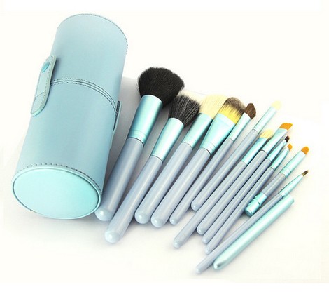 jual brush set tabung mac biru laut 12 pcs bibehshop jual brush set tabung mac biru laut 12 pcs bibehshop