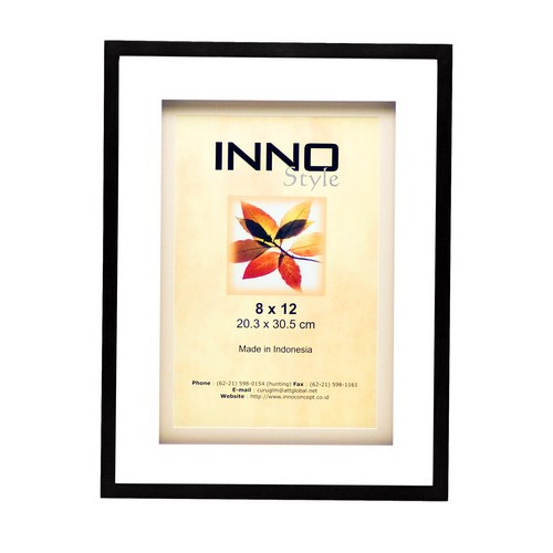 Jual Bingkai Foto 8rs Photo Frame T 215 12x16 W 8x12 Op Shadow Black 05585 Kota Tangerang Innofoto Tokopedia