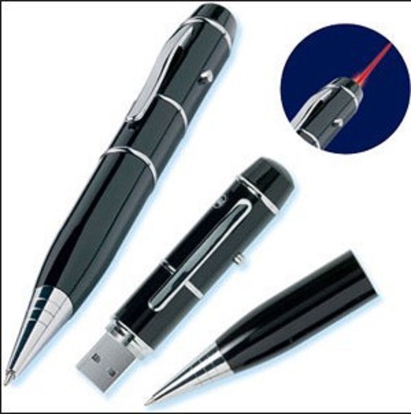 16GB High Speed USB Thumb Drive Multi-function Ballpoint Pen Laser Pointer