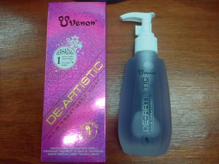 jual venon vitamin rambut ungu hair treatment coat new jual venon vitamin rambut ungu hair treatment coat new