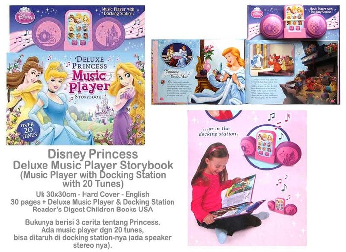 Jual Deluxe Princess Music Player Story Book Jakarta Barat Kirana S Books Store Tokopedia