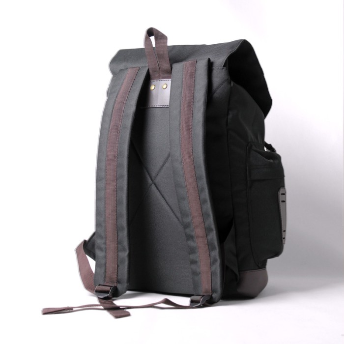 Tas Ransel Visval Rave Black Tas Laptop Backpack Selempang