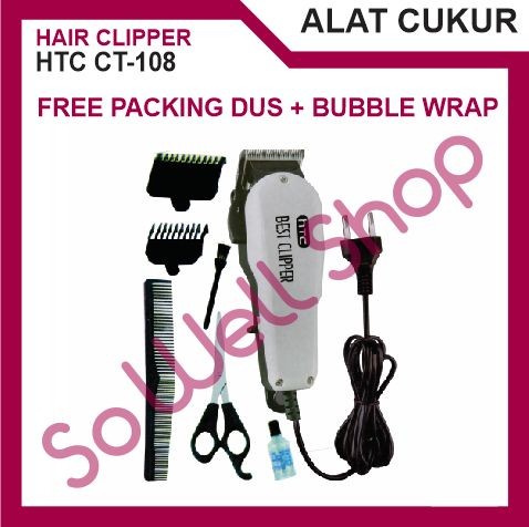 HTC CT-108 Best Hair Clipper Alat Mesin Cukur Potong Pangkas Rambut