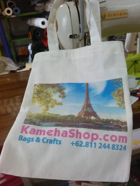 Jual Tas Blacu Polos ukuran A4 (21x30 cm) - KamehaShop.com 