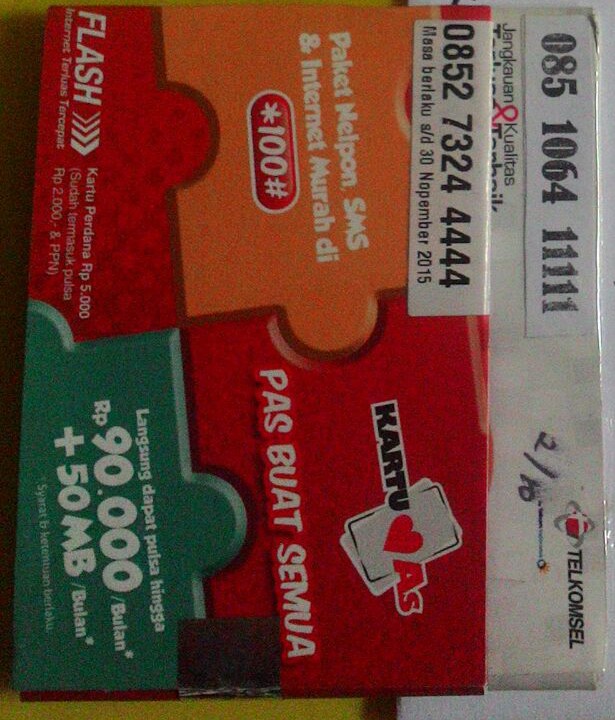 ... jual nomor cantik panca as telkomsel