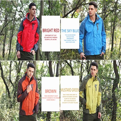 Jaket Gunung/Outdoor Waterproof SNTA 8802 - Biru, L