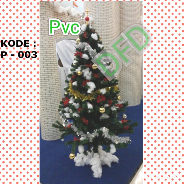 jual new pohon natal tinggi 2 1 meter pvc tebal kode p 003 dfd jual new pohon natal tinggi 2 1 meter pvc tebal kode p 003 dfd