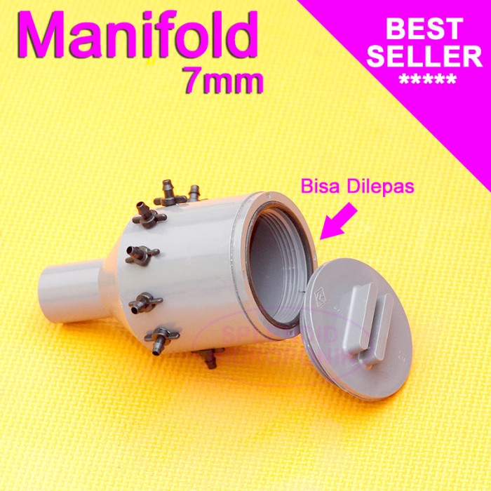 jual alat pembagi air hidroponik manifold 7mm splendid jual alat pembagi air hidroponik manifold 7mm splendid