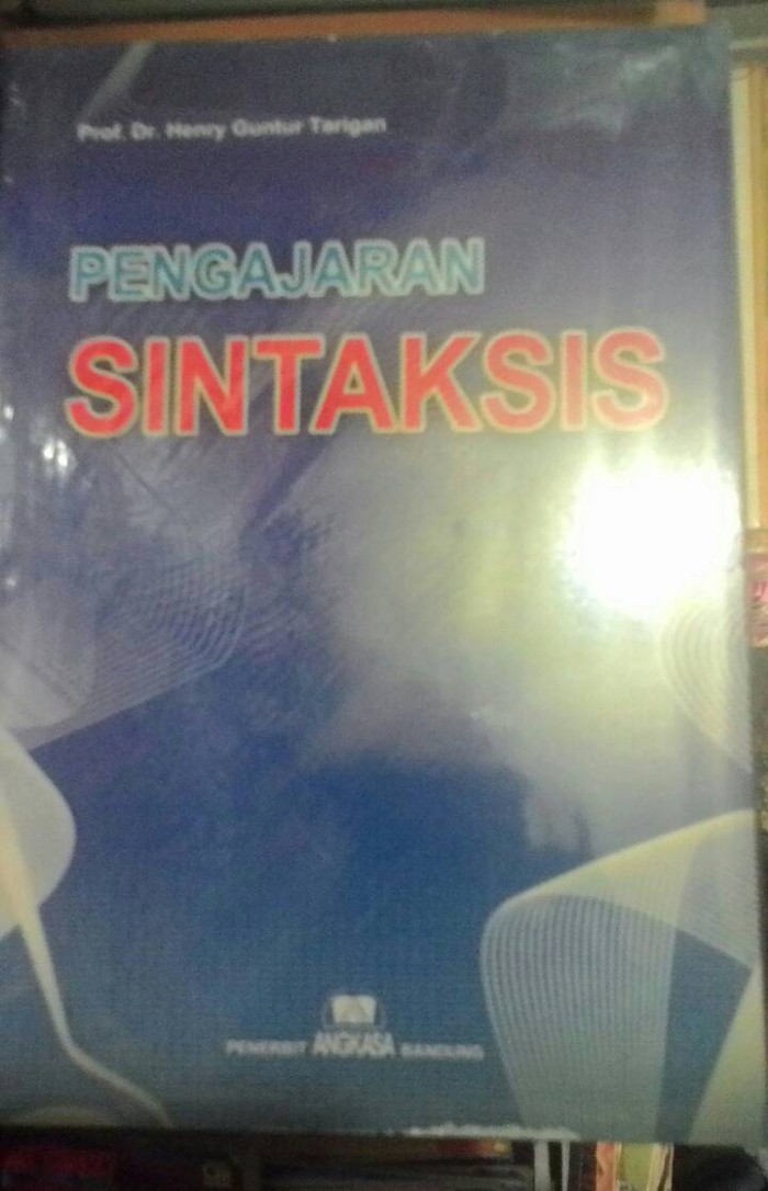 Jual Pengajaran Sintaksis, Prof. Henry Guntur Tarigan