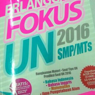 jual buku persiapan un smp 2016 erlangga fokus un 2016 smp mts la rossa shop jual buku persiapan un smp 2016 erlangga fokus un 2016 smp mts la rossa shop