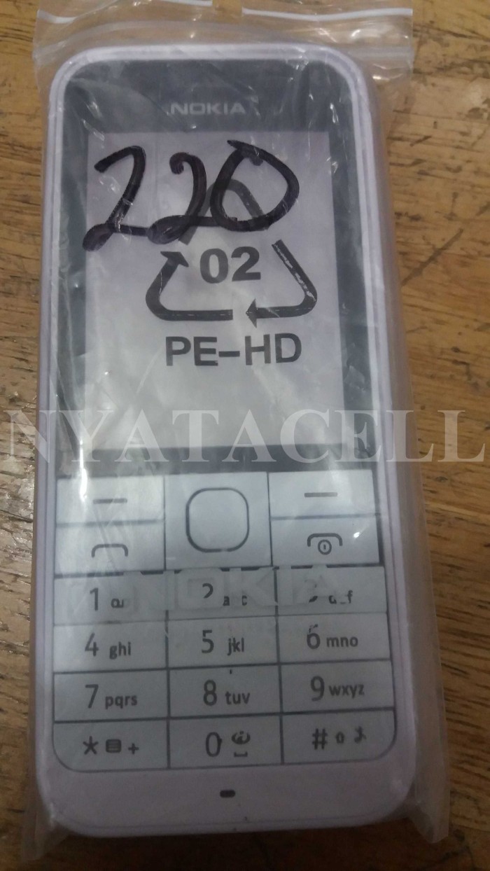 Casing Nokia 220 Depan Belakang + Keypad Original 99% / Kesing