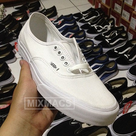 jual vans authentic true white all white original bnib bnwt jual vans authentic true white all white original bnib bnwt