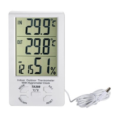 Pengukur Suhu Ruangan Termometer Hygrometer LCD DIGITAL TA-298