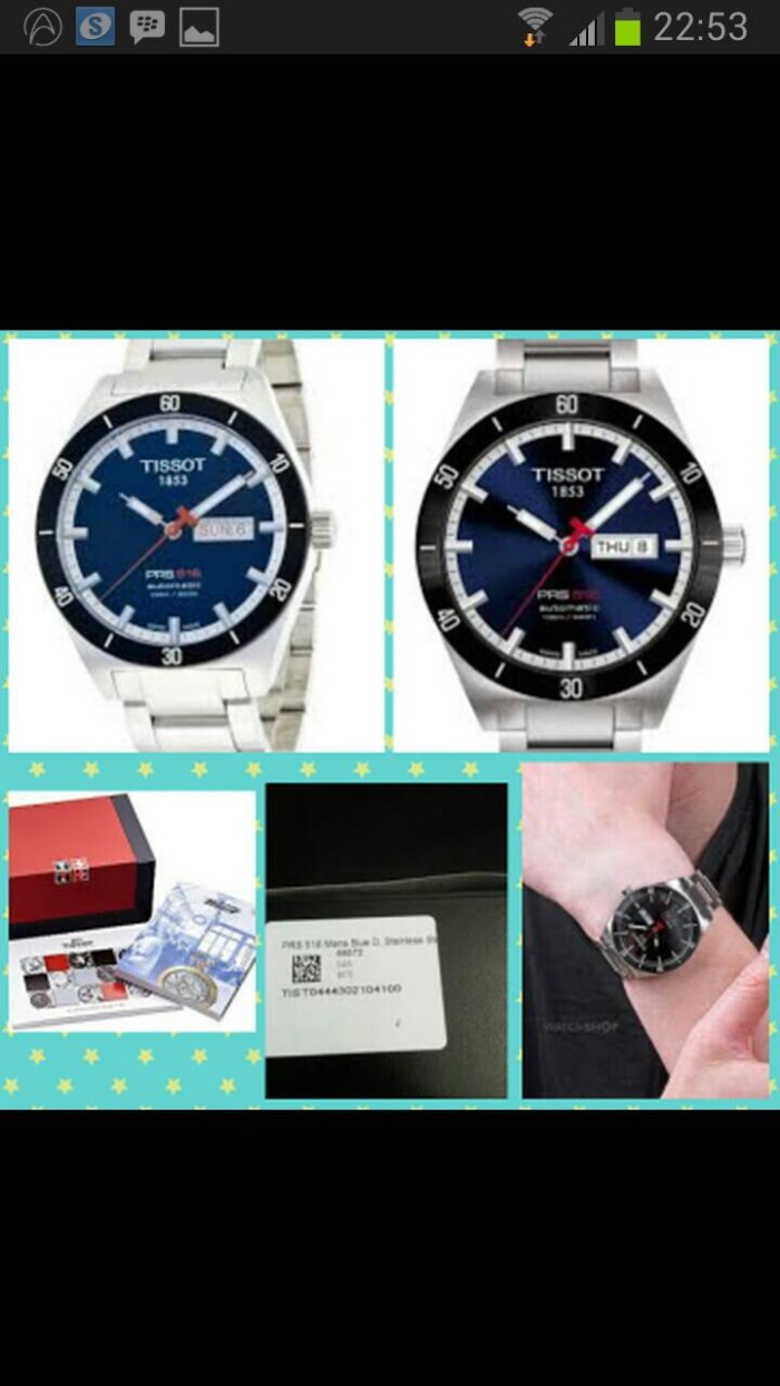 men's blue dial watches