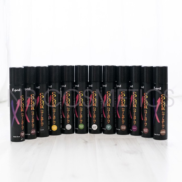 Xpert Colour Hairspray / pewarna rambut non permanent