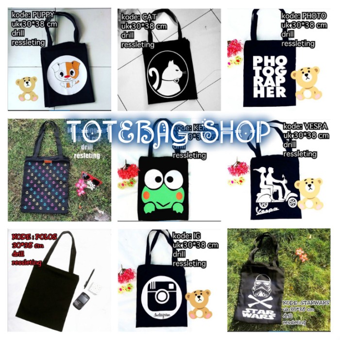 jual tas totebag drill kanvas converse nike adidas owl totebag jual tas totebag drill kanvas converse nike adidas owl totebag