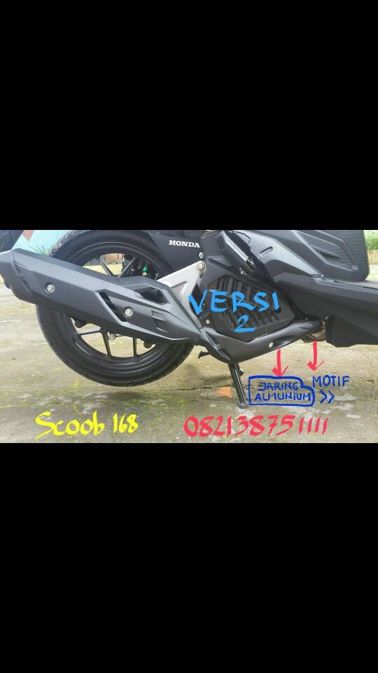 jual pelindung leher knalpot vario 125 esp 150 esp jual pelindung leher knalpot vario 125 esp 150 esp