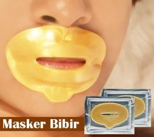 Masker Bibir Lip mask Gold Crystal Collagen Murah Aman Asli Alami