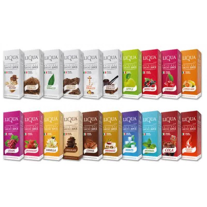 Liquid Liqua 10ml Premium | Smoke Juice | Refill Rokok Elektrik Buah