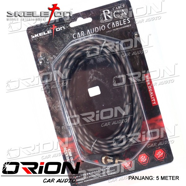 jual kabel rca skeleton panjang 5 meter car audio jual kabel rca skeleton panjang 5 meter car audio