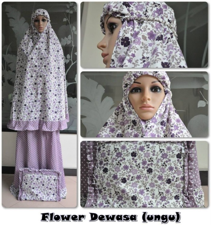 jual mukena flower dewasa ungu tas bisa dijadikan sajadah mukena cantik jual mukena flower dewasa ungu tas bisa dijadikan sajadah mukena cantik