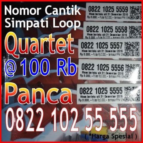 Nomor Cantik Panca Kuartet Telkomsel - Simpati & Kartu AS