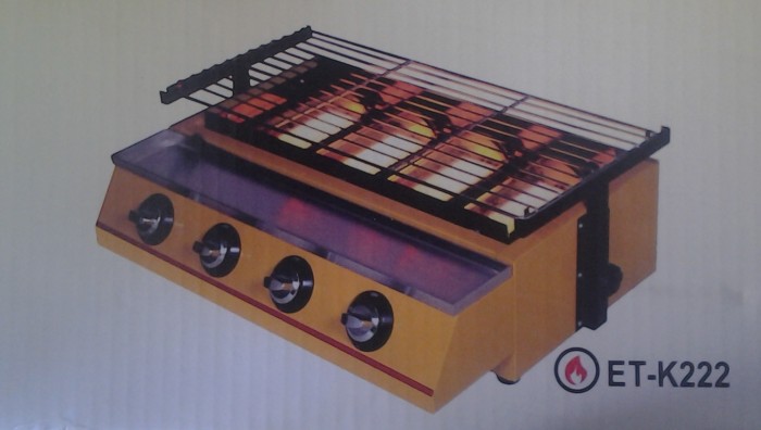 jual getra 4 burner bbq gas et k222 pemanggang steak sate jual getra 4 burner bbq gas et k222 pemanggang steak sate