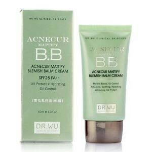 Dr. Wu Acnecur Mattify BB Cream u/ wajah kombinasi-berminyak