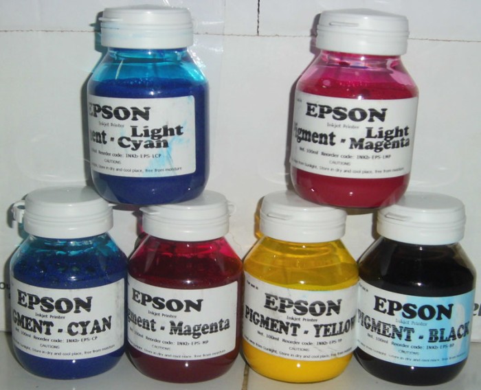 jual tinta pigment durabrite anti air epson 100ml jual tinta pigment durabrite anti air epson 100ml