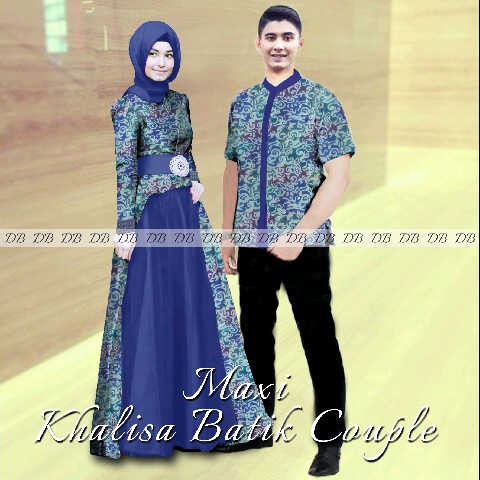 Jual Maxi Khalisa Batik Biru Azj Shop jual maxi khalisa batik biru azj shop