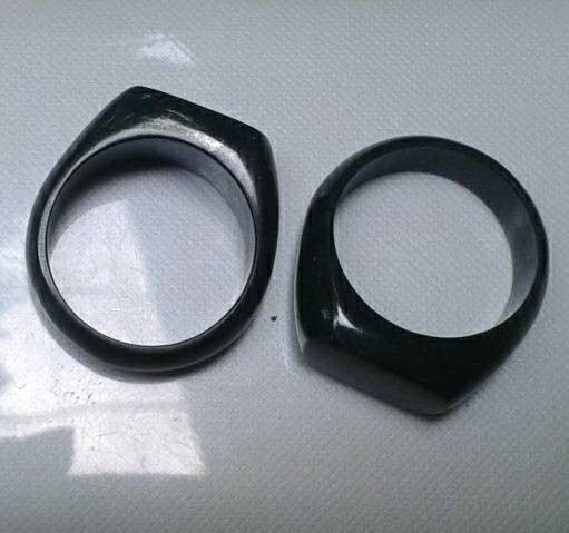 Jual Cincin Giok Batu Mulia Black Jade - YUR88NALIS 