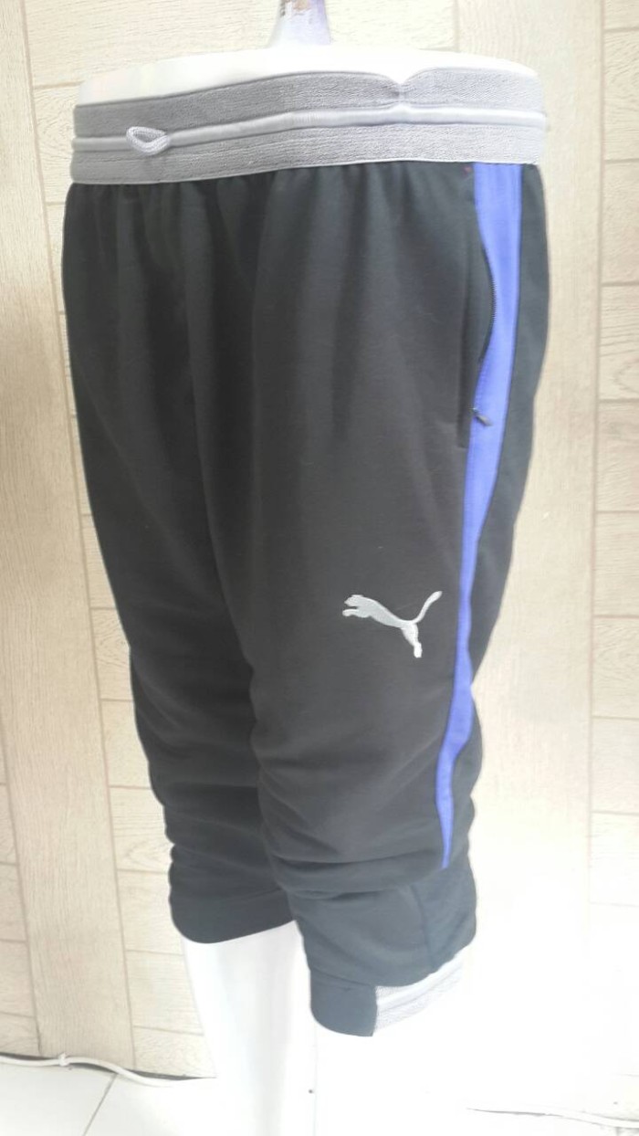 Celana Training 3 4 Puma Hitam List Biru Hnr Sport Tokopedia Celana Training Hitam