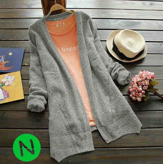 Jual Baju Wanita Cardigan 50163 So Happy Cardi Inner Nempel