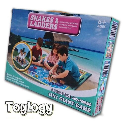 Jual Snake and Ladder Playmat Game ( Matras Permainan Ular