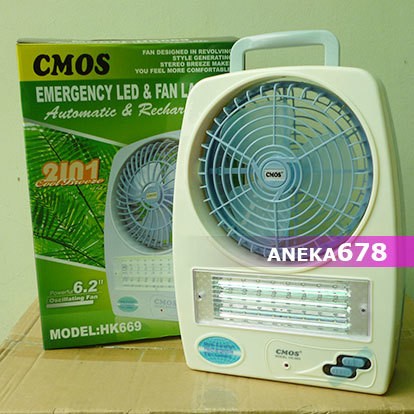 jual cmos hk669 emergency l with fan rechargeable lu jual cmos hk669 emergency l with fan rechargeable lu