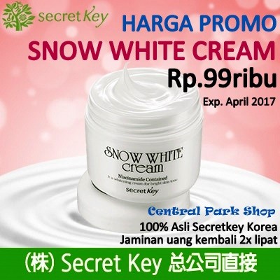 Secret Key Snow White Cream 50gr Full Size 100% Asli Original dari Korea