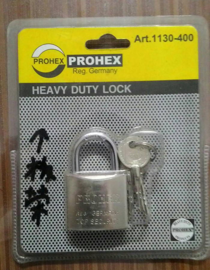 jual gembok prohex 40mm ingat baru jual gembok prohex 40mm ingat baru