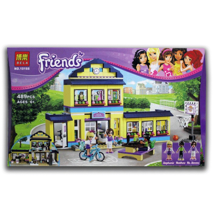 Jual Lego Bela 10166 Friends Heartlake High City School Kota