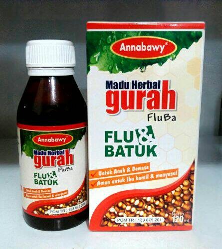 Madu Herbal Gurah Fluba Annabawy (Flu, Batuk dan Gangguan Pernafasan)