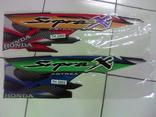 Jual Striping Stiker Supra X Tahun 2002 Kota Semarang Captain