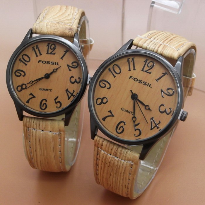 jual jual jam tangan fossil wood kulit unik motif jual jual jam tangan fossil wood kulit unik motif