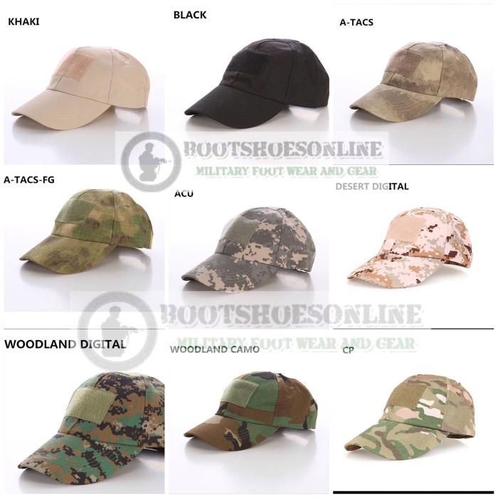 Topi army tactical velcro hat military airsofter cap import
