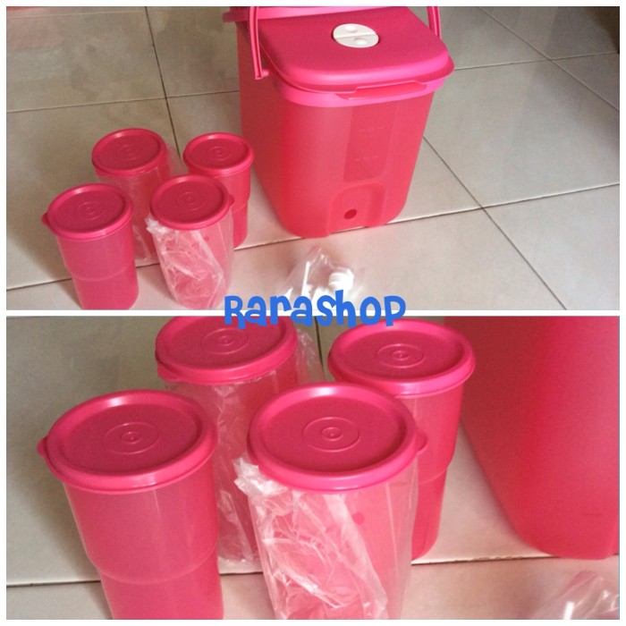 Water Dispenser PINK Tupperware Sale bonus outdoor set tumbler 4 pcs